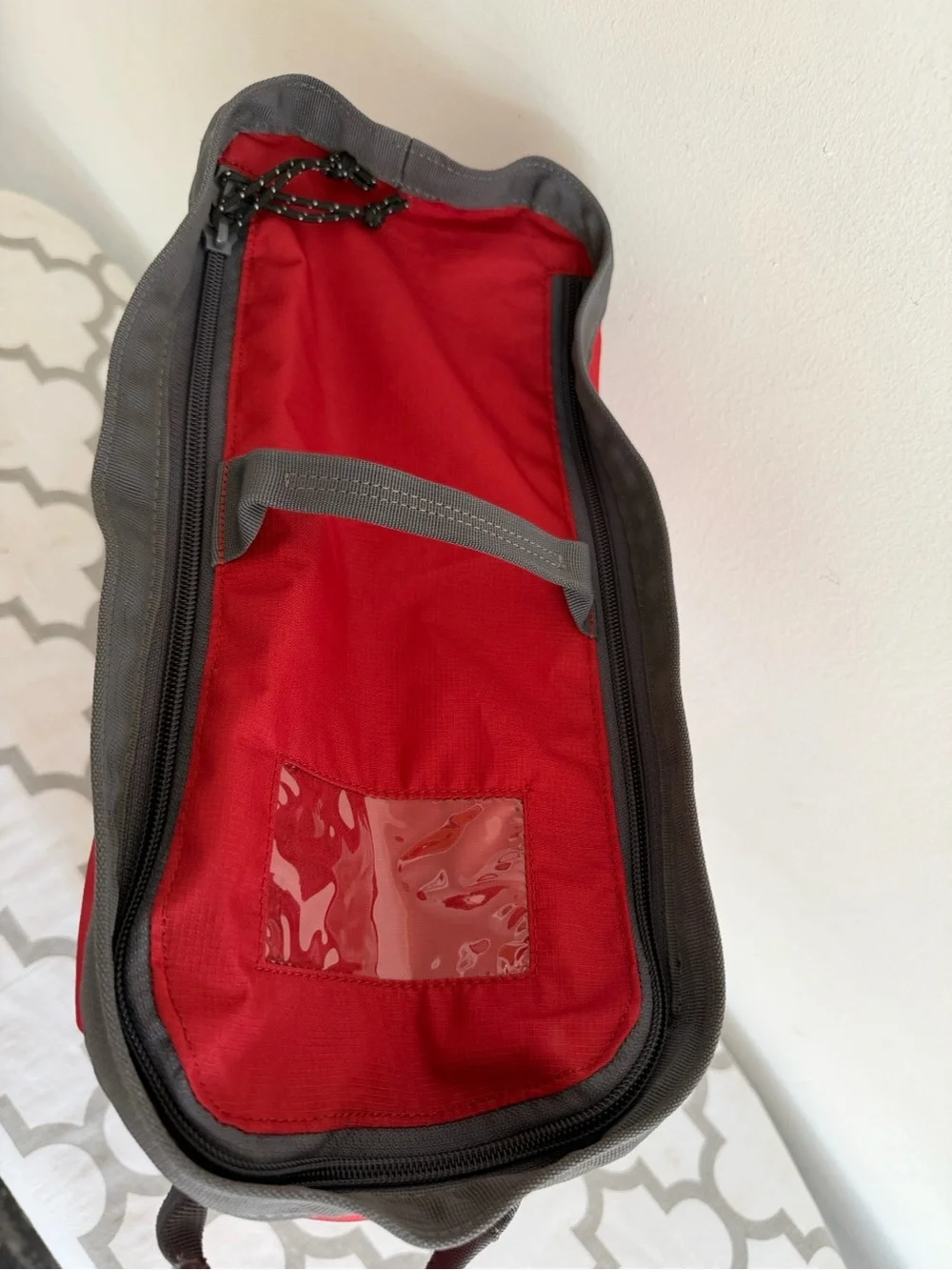 Kelty Red and Gray Men’s Gear Tote